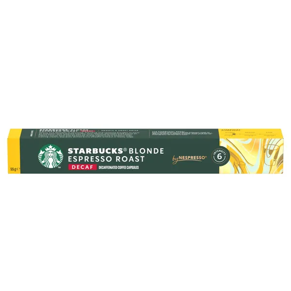 Kafijas kapsulas Starbucks by Nespresso Blonde Espresso Roast Decaf 55g
