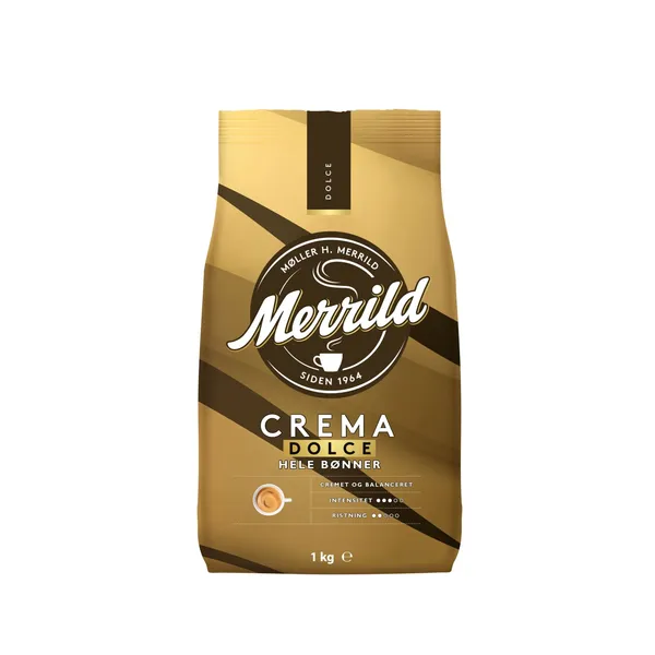 Kafijas pupiņas MERRILD Crema Dolce 1kg