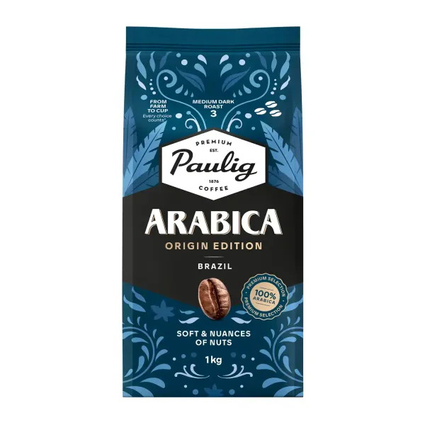 Kafijas pupiņas PAULIG Arabica Origin Edition Brazil 1kg