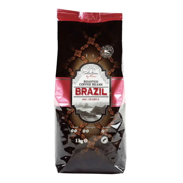 Kafijas pupiņas Selection by Rimi Brazil 1kg