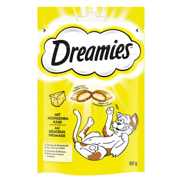 Kaķu kārums Dreamies ar sieru 60g