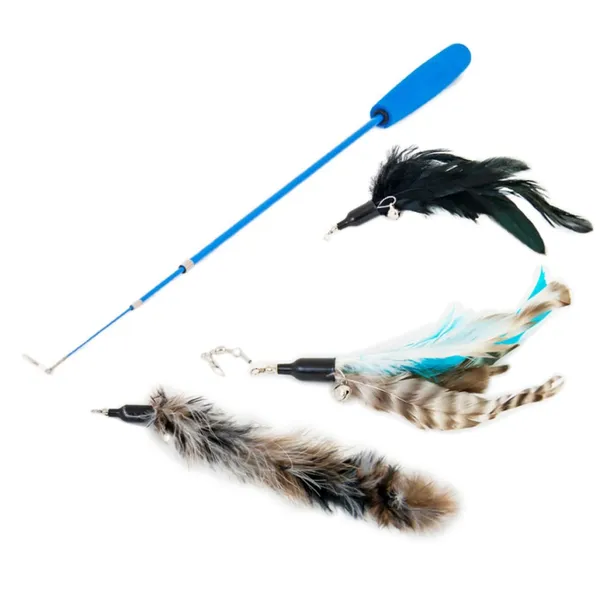 Kaķu makšķeres ar spalvām AKINU III