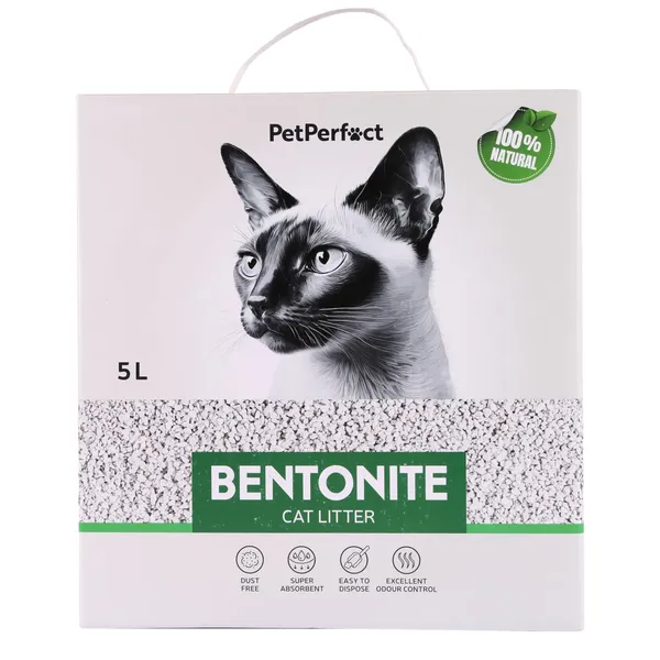 Kaķu smiltis Pet Perfect baltas smalkgraudainas cementējošas 5l