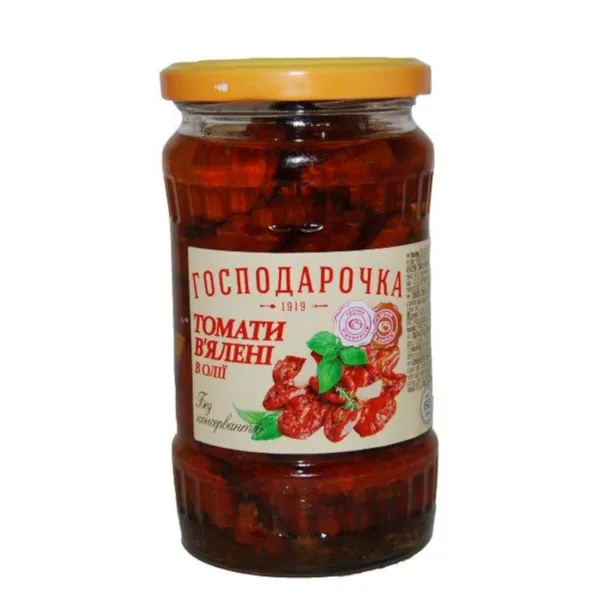 Kaltēti tomāti Gospodaročka eļļā 300g/144g