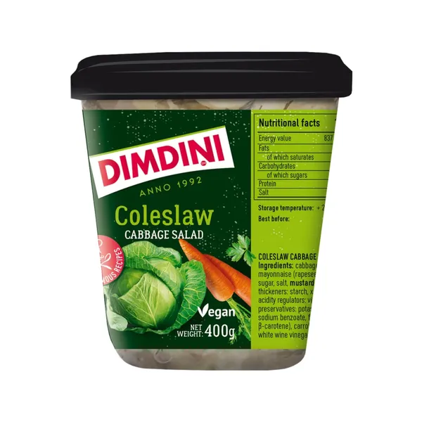 Kāpostu salāti Coleslaw DIMDIŅI 400g