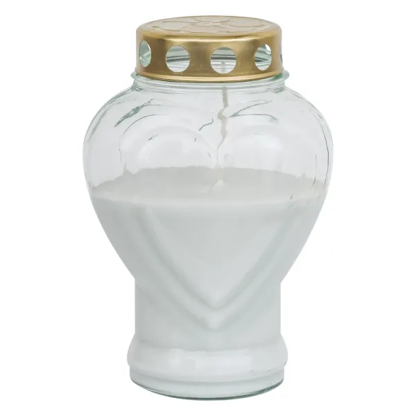 Kapu svece Bolsius Sirds 19cm, 80h ST26