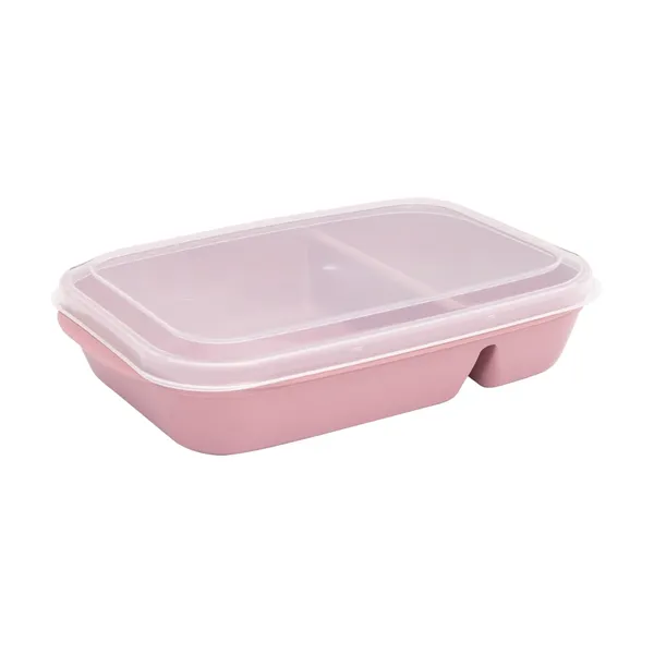 Pārtikas kārba ar nodalījumiem Good Cook, 1 L, rozā