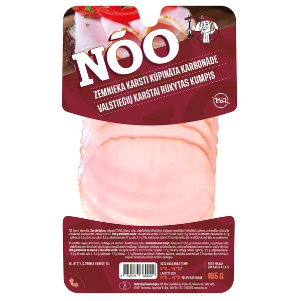 Karbonāde Zemnieka karsti kūpināta šķēlēs 105g