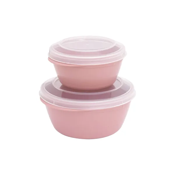 Pārtikas kārbu komplekts Good Cook, 2 gab., 0,25/ 0,5 L, rozā