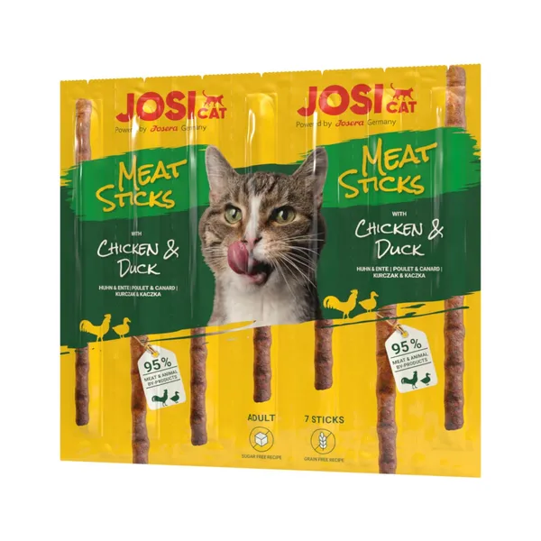 Kārumi kaķiem JosiCat Meat Sticks Chicken&Duck 35g