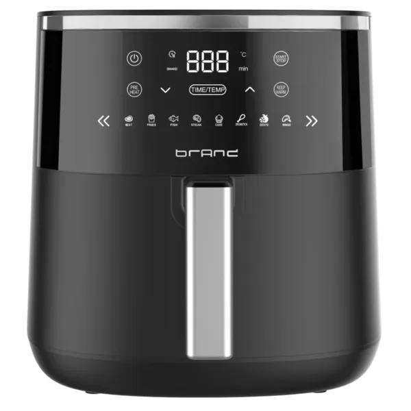 Karstā gaisa friteris 6.15L, melns SS26