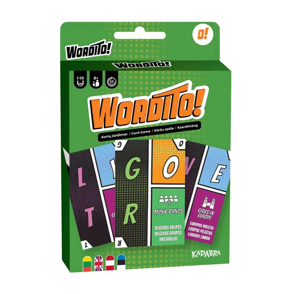 Kāršu spēle WORDITO!