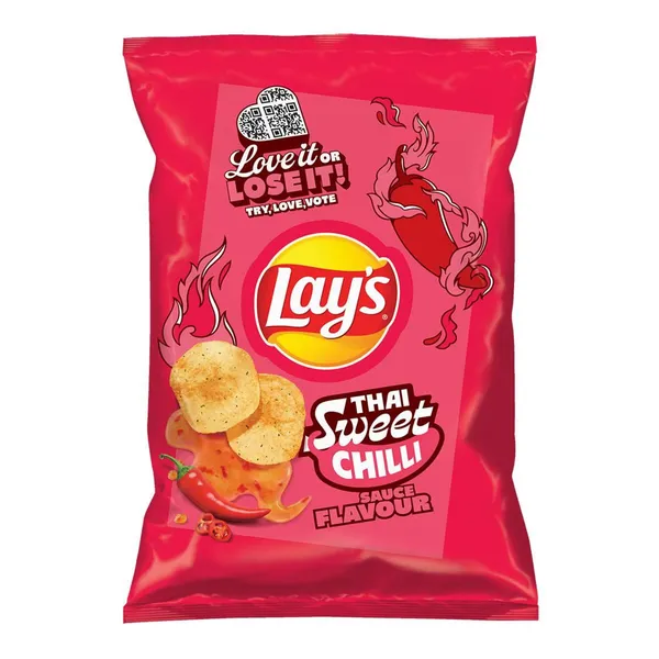 Kartupeļu čipsi Lay's ar saldās Taizemes čili mērces garšu 130g