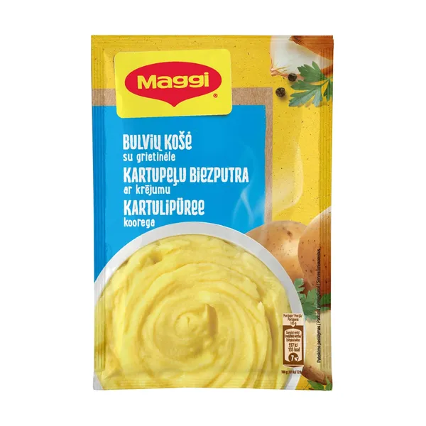 Kartupeļu biezputra Maggi ar krējumu ātri pagatavojamā 35g