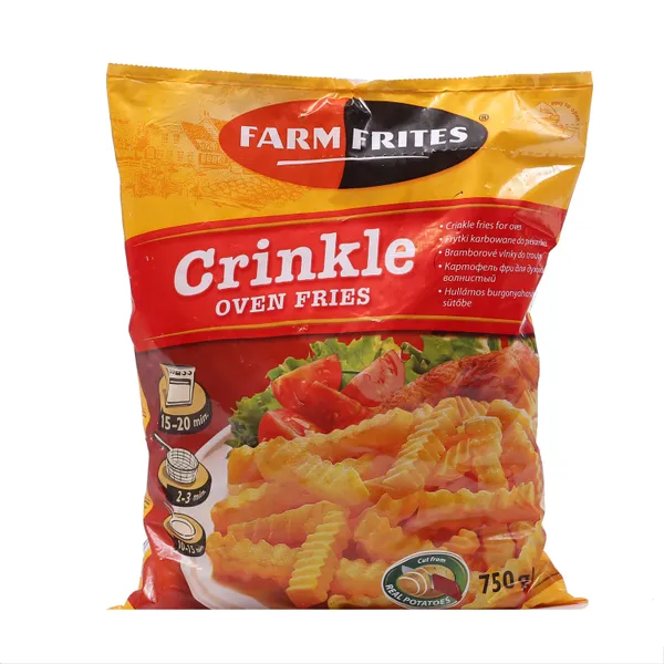 FARM FRITES kartupeļi frī cepeškrāsnij rievoti "Oven Crinkle" 750 g