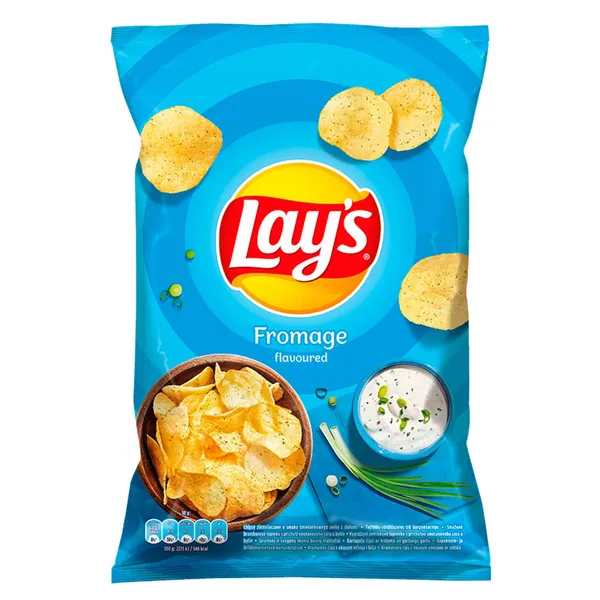 Kartupeļu čipsi Lay's ar krējuma un garšaugu garšu 180g
