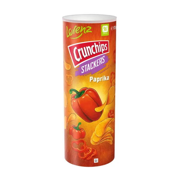 Kartupeļu čipsi Lorenz ar paprikas garšu 175g
