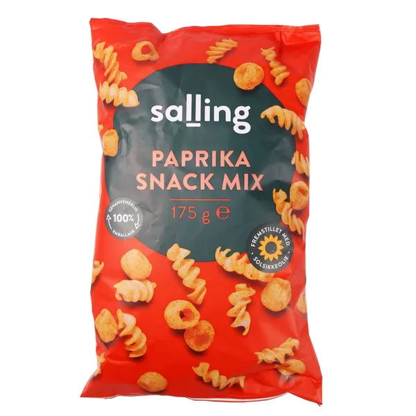 Kartupeļu čipsi Salling Snack Mix ar paprikas garšu 175g