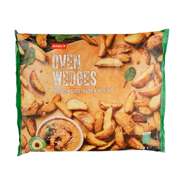 Kartupeļu daiviņas ar mizu apceptas Rimi 1kg