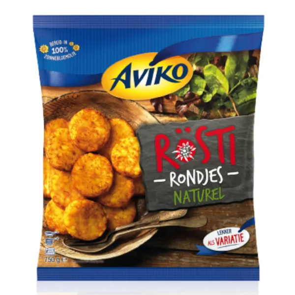 Kartupeļu pankūkas Rosti Aviko saldētas 750g