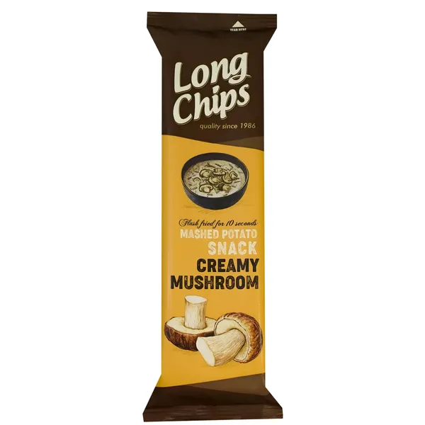Kartupeļu uzkoda Long Chips ar sēņu garšu 75g