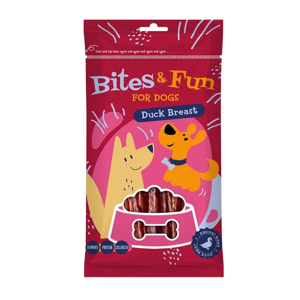 Kārums suņiem Akinu Bites&Fun Pīles krūtiņas 85g