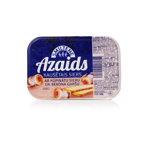 Kausētais siers Azaids ar kūpinātu sieru un bekona garšu 200