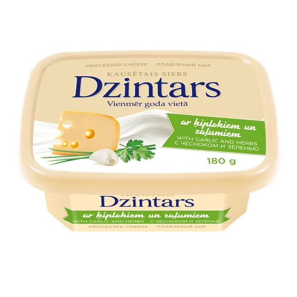 Kausēt. siers DZINTARS ar ķipl.zaļ. 180g