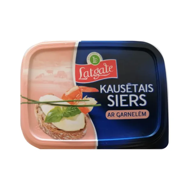 Kausētais siers Latgale ar garnelēm 170g