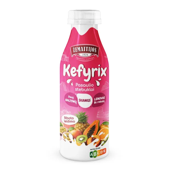 Kefīra kokteilis Žemaitijos Pasaules Brīnumi 0,4% 450g