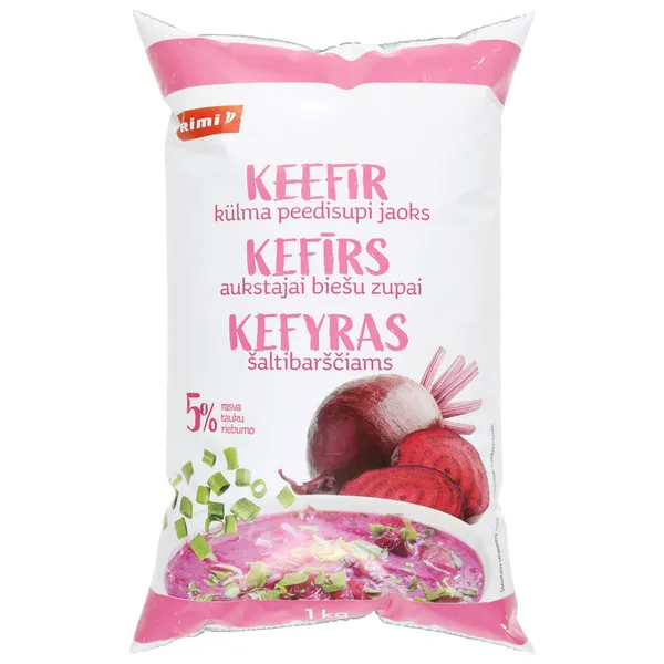 Kefīrs aukstajai biešu zupai Rimi 5% tauku 1kg