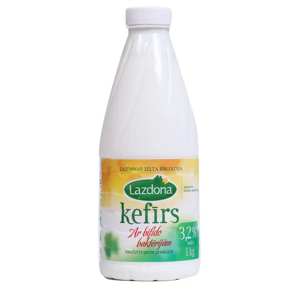 Kefīrs LAZDONAS PIENS 3,2% 1kg pudelē