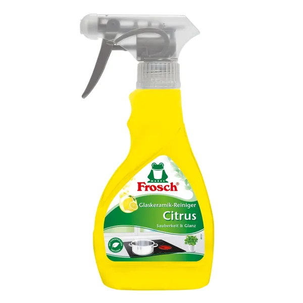 Indukcijas un stikla keramikas plīts tīrīšanas līdzeklis Frosch 300ml
