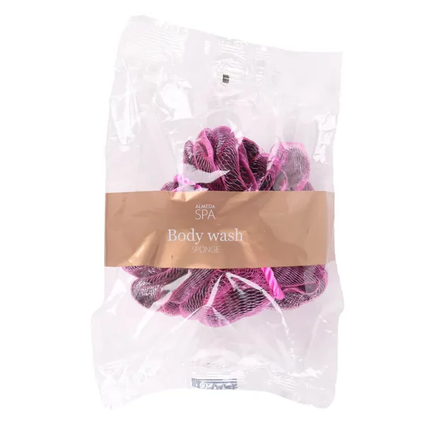 Ķermeņa mazgāšanas sūklis Almeda Spa rozā 1gab