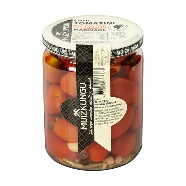 Ķiršu tomātiņi Muižkungu dzērveņu marinādē 530g/290g