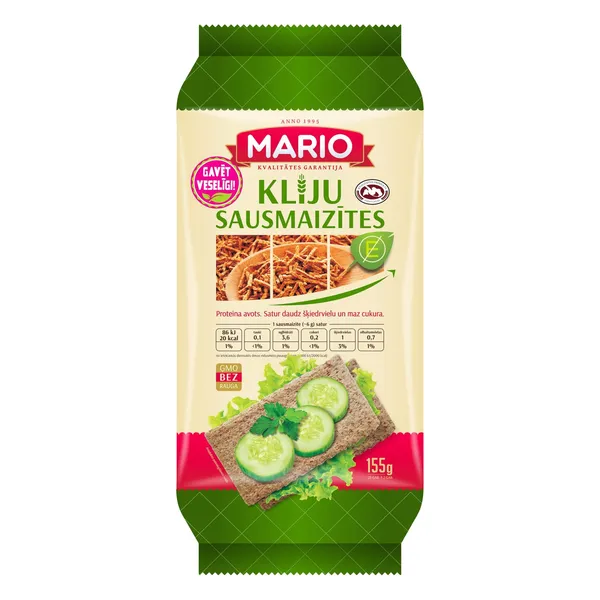 Sausmaizītes Mario kliju 155g