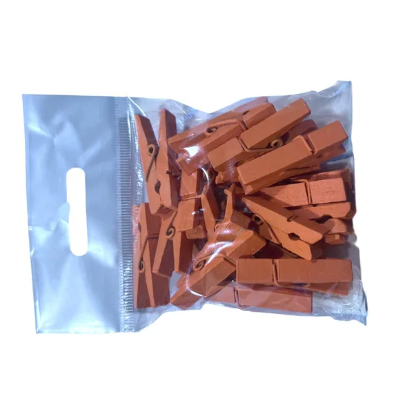 Knaģi 3,5 cm, 18 gab. oranži ES26