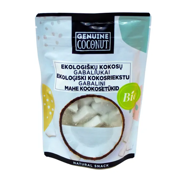 Kokosriekstu gabaliņi ECO 100g