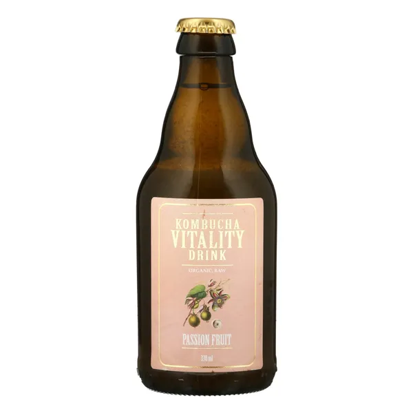 Kombuča dzīvības dzēriens marakujas BIO 330ml