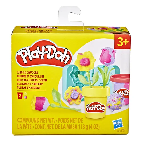 Rotaļlietu komplekts Play Doh Lil flowers G2476