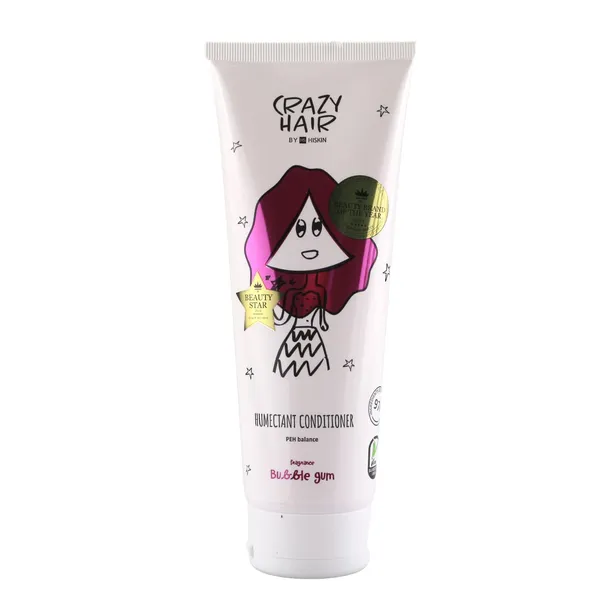 Kondicionieris Crazy Hair mitrinošs, sausiem un cietiem matiem ar košļājamās gumijas aromātu 250ml