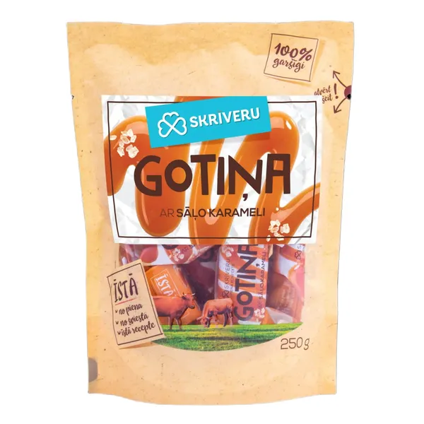 SKRĪVERU Gotiņa ar sāļo karameli, 250g