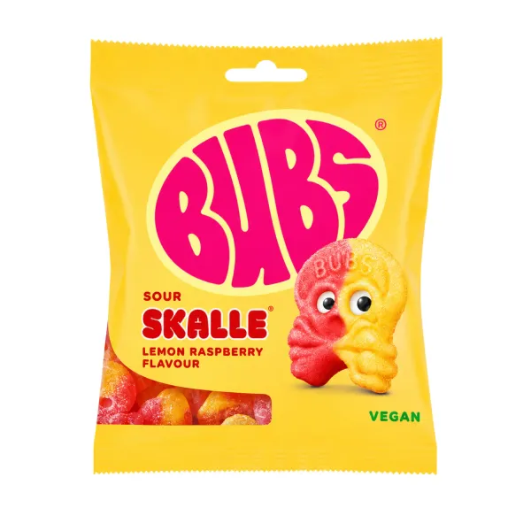 Konfektes Bubs ar citronu-aveņu garšu 155g