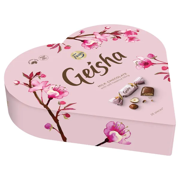 Konfektes Geisha ar lazdu riekstu pildījumu 190g