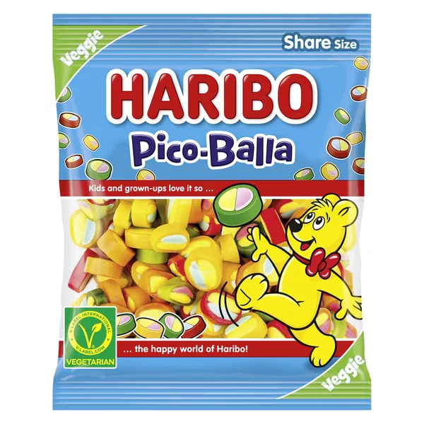 Konfektes HARIBO Pico Balla 160g