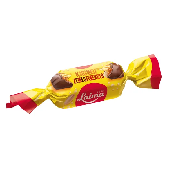 Piena šokolādes konfektes Laima ar zemesriekstiem un karameli kg