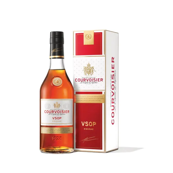 Konjaks Courvoisier VSOP dāvanu kastē 40% 0,5l