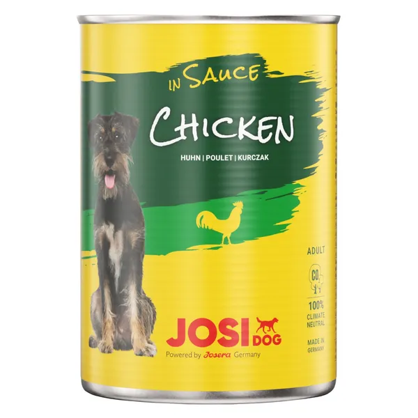 Konservi suņiem Josera JosiDog ar vistu mērcē 415g