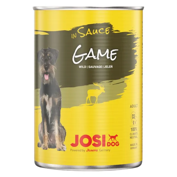 Konservi suņiem Josera JosiDog Game in sauce 415g