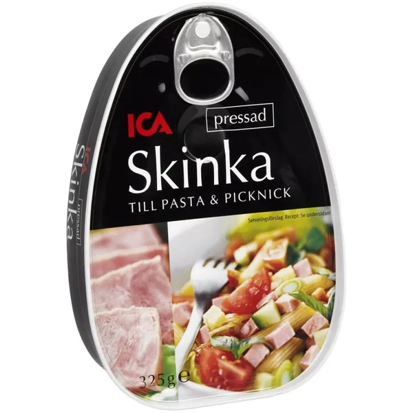 Konservēts šķiņķis ICA pastai un piknikam 325g